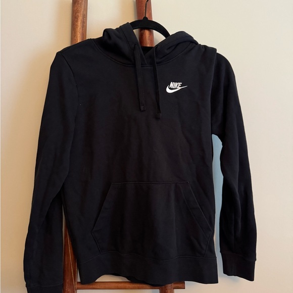 Nike Tops - Nike Sportswear Club Fleece Womens Black Hoodie Size XS